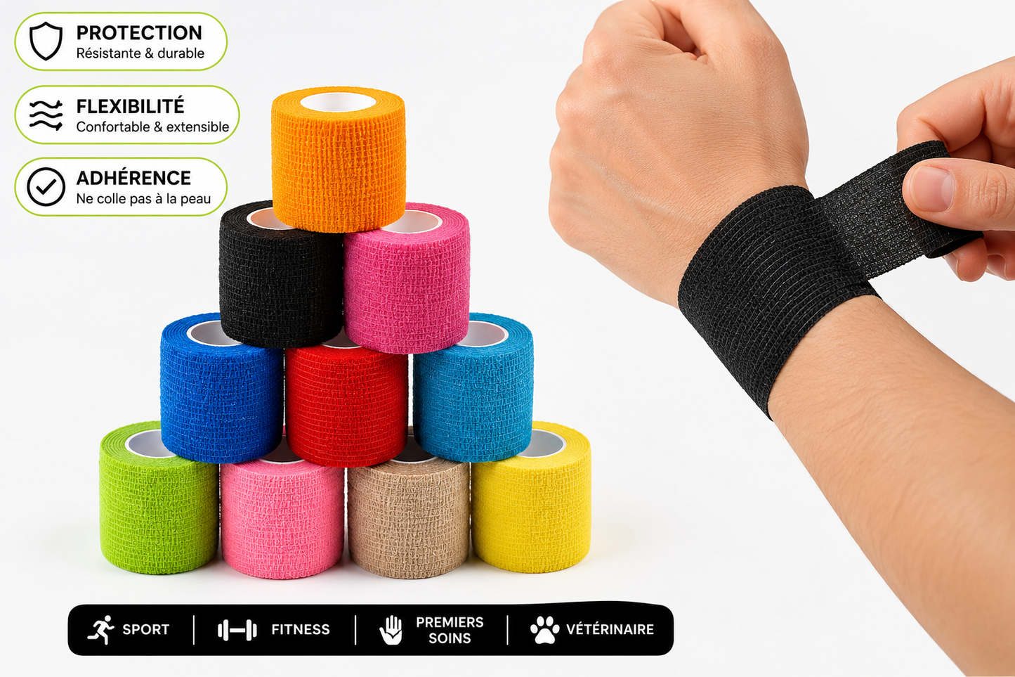 Bandage Auto-Adhésives Pro