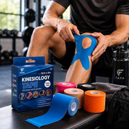 Kinesiology Tape – دعم العضلات وتخفيف الألم 💪