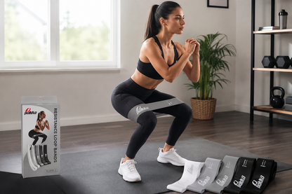 Pack 5 Mini Bandes de Résistance – 5 Niveaux pour Fitness & Renforcement
