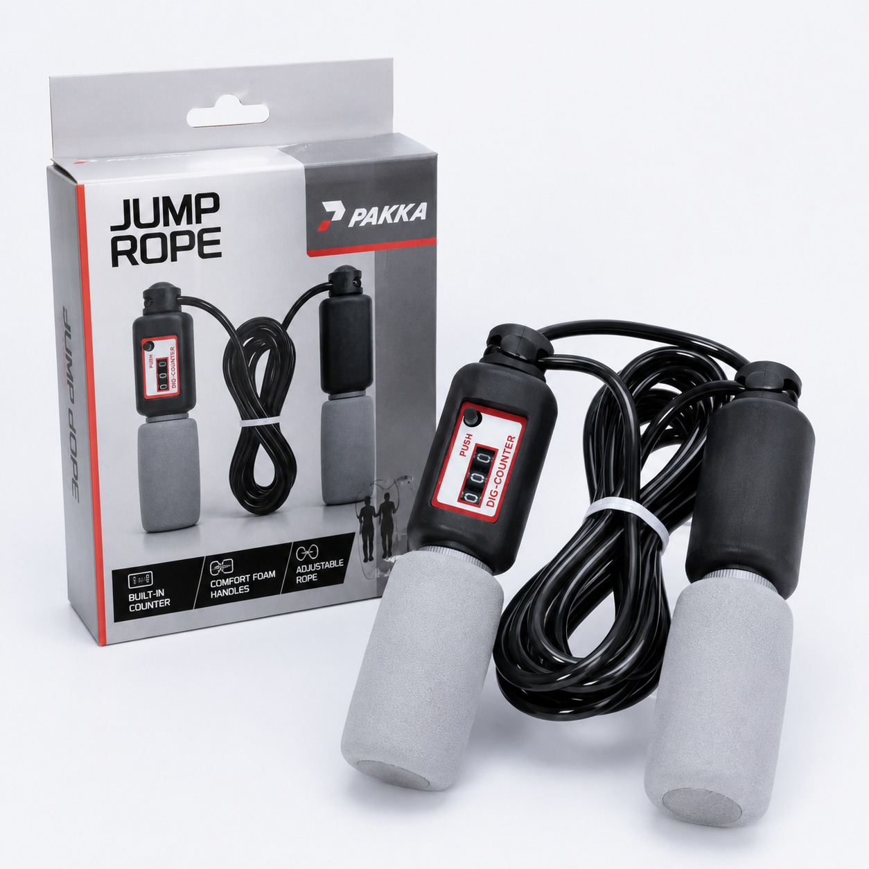 Corde à Saut avec Compteur – Jump Rope Counter PAKKA