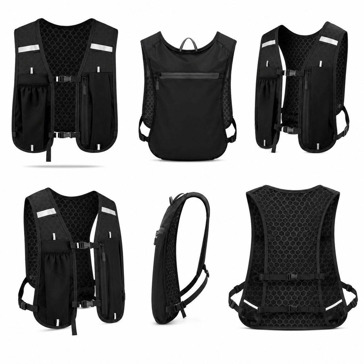 Lightweight Running Vest – Léger & Respirant avec Poches Multiples